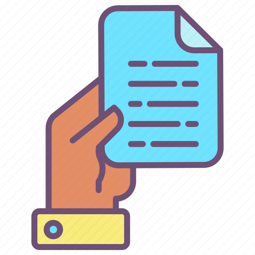 File, hand, document icon - Download on Iconfinder