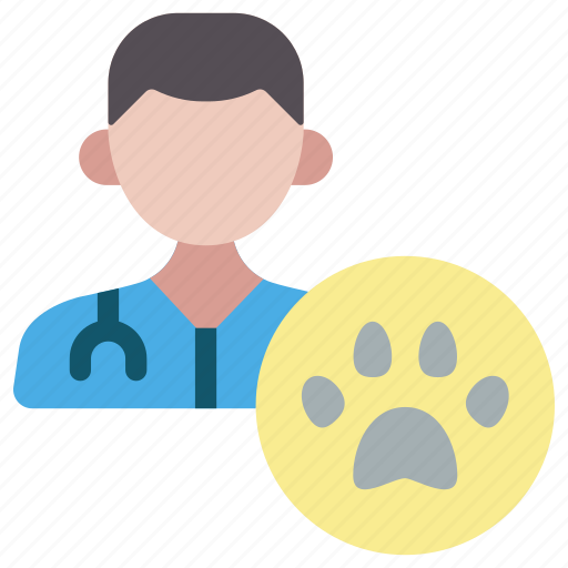 Doctor, verterinary, man, clinic, care, dog, animal icon - Download on Iconfinder