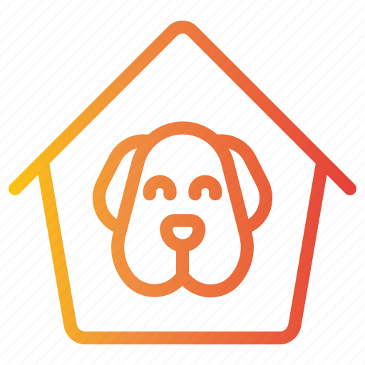 Home, shelter, puppy, face, house, dog, animal icon - Download on Iconfinder