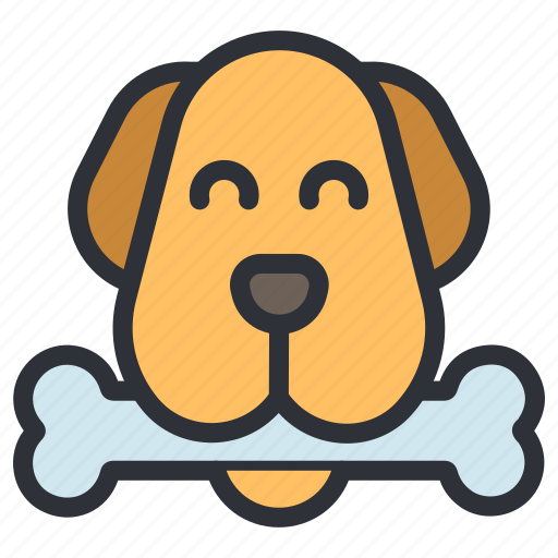 Bone, food, eat, favourite, bones, dog, animal icon - Download on Iconfinder
