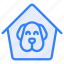 home, shelter, puppy, face, house, dog, animal, pet 