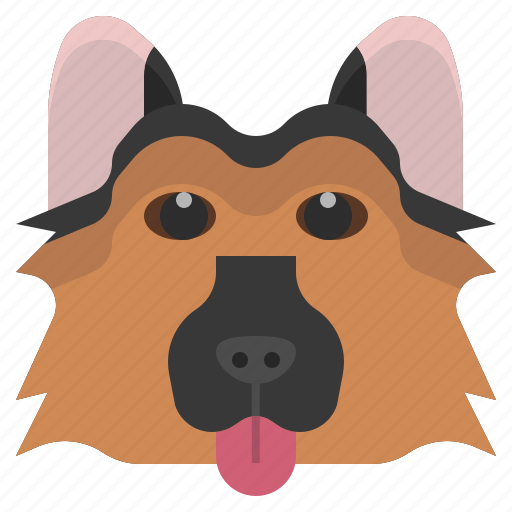 German, shepherd, dog, breed, animal, kingdom, pet icon - Download on Iconfinder
