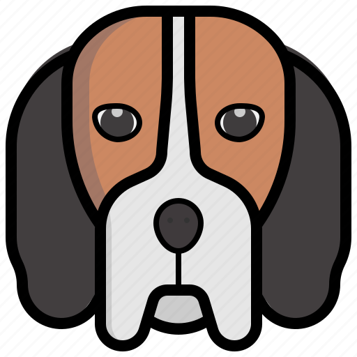 Beagle, breed, pets, animal, kingdom, dog, mammal icon - Download on Iconfinder