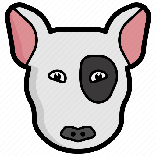 Bull, terrier, pets, animal, kingdom, dog, breed icon - Download on Iconfinder