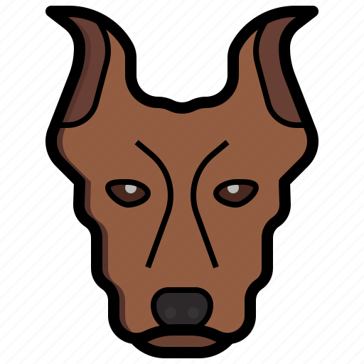 Doberman, zoology, breed, pet, animal, kingdom, dog icon - Download on Iconfinder