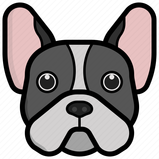 French, bulldog, dog, mammal, breed, animal, pet icon - Download on Iconfinder