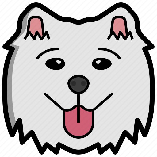 Samoyed, breed, animal, kingdom, dog, mammal, pet icon - Download on Iconfinder