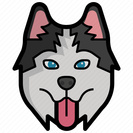 Siberian, husky, animals, animal, kingdom, pet, dog icon - Download on Iconfinder