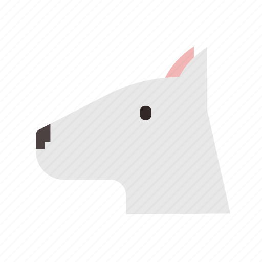 Breed, bull terrier, canine, dog, pedigree, pet, purebred icon - Download on Iconfinder