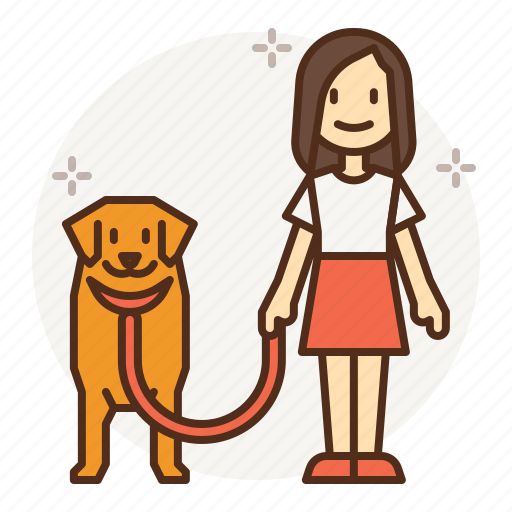 Dog, care, kennel, walk, stroll, pet, owner icon - Download on Iconfinder