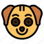 smile, dog, animal, wildlife, emoji 