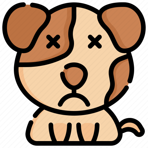 Astonished, feelings, dog, emotion, animal icon - Download on Iconfinder