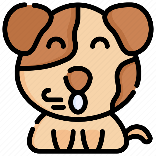 Blowing, feelings, dog, emotion, animal icon - Download on Iconfinder