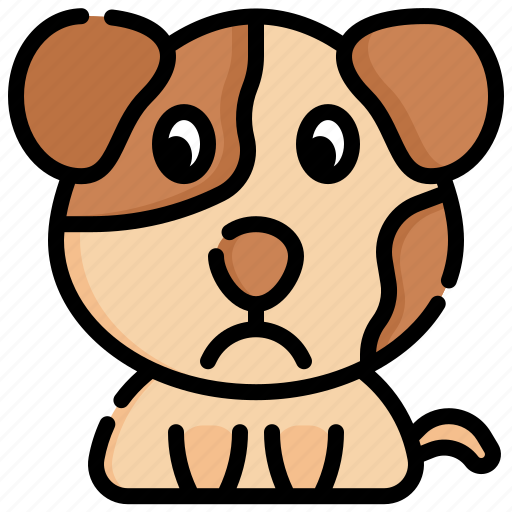 Disappointed, feelings, dog, emotion, animal icon - Download on Iconfinder