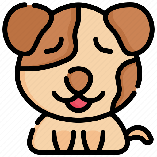 Relax, dog, feelings, emotion, animal icon - Download on Iconfinder