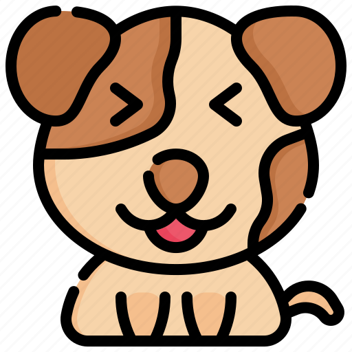 Smile, feelings, dog, emotion, animal icon - Download on Iconfinder
