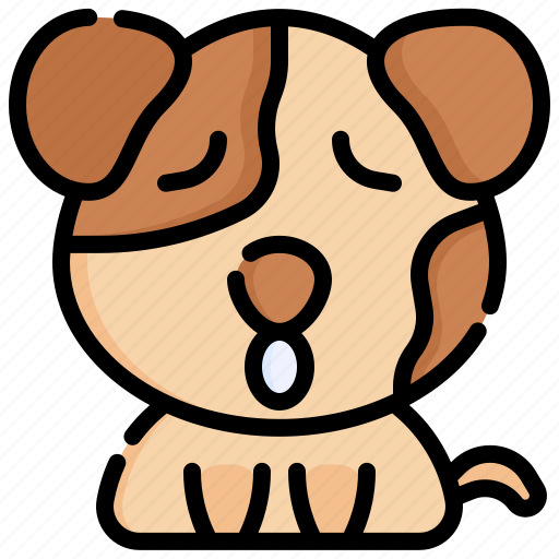 Unhappy, dog, feelings, emotion, animal icon - Download on Iconfinder