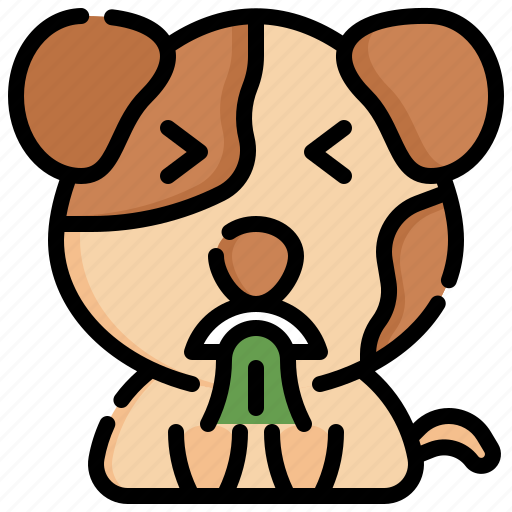 Vomiting, feelings, emotion, animal, face icon - Download on Iconfinder