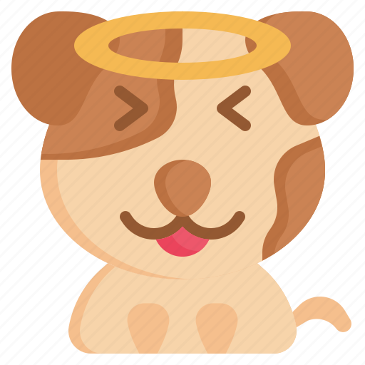 Angel, dog, feelings, emotion, animal icon - Download on Iconfinder