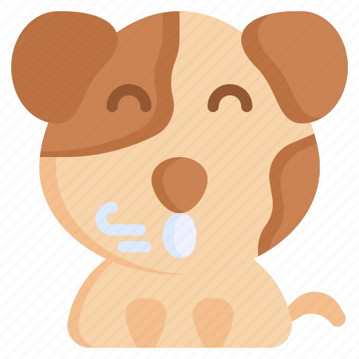 Blowing, feelings, dog, emotion, animal icon - Download on Iconfinder