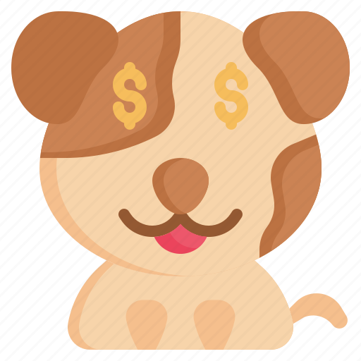 Greedy, feelings, dog, emotion, animal icon - Download on Iconfinder