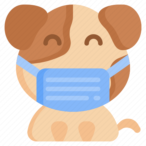 Mask, sick, dog, feelings, emotion, animal icon - Download on Iconfinder