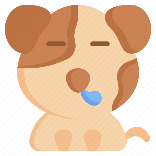 Sleepy, feelings, dog, emotion, animal icon - Download on Iconfinder