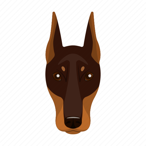 Animal, breed, doberman, dog, domestic, muzzle, pet icon - Download on Iconfinder