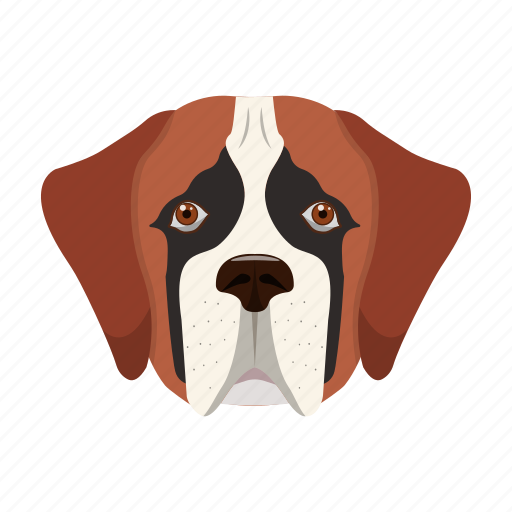 Animal, breed, dog, domestic, pet, st. bernard icon - Download on Iconfinder