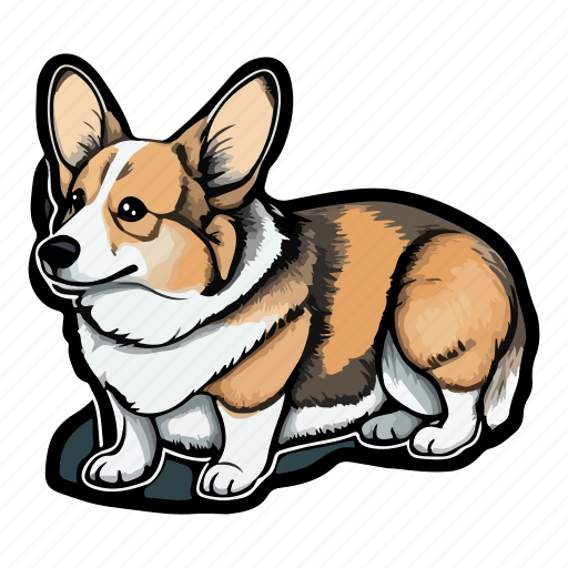 Dog, pet, animal, puppy, corgi, welsh, breed icon - Download on Iconfinder