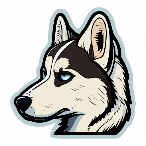 Dog, pet, animal, puppy, husky, siberian, breed icon - Download on Iconfinder