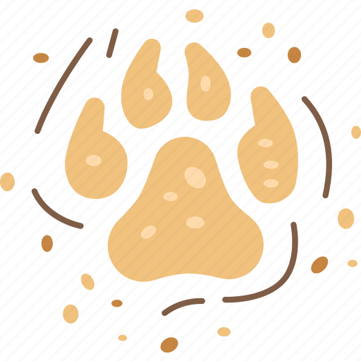 Dog, footprints, track, pet, animal icon - Download on Iconfinder