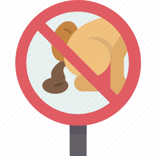 Dog, pooping, prohibition, forbidden, clean icon - Download on Iconfinder