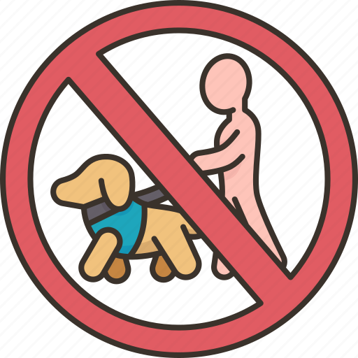 Dog, walking, prohibition, rule, zone icon - Download on Iconfinder