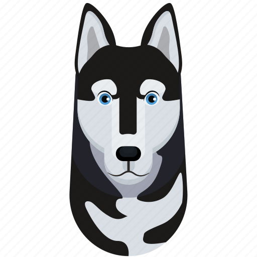 Animal, dog, pet, siberian husky icon - Download on Iconfinder