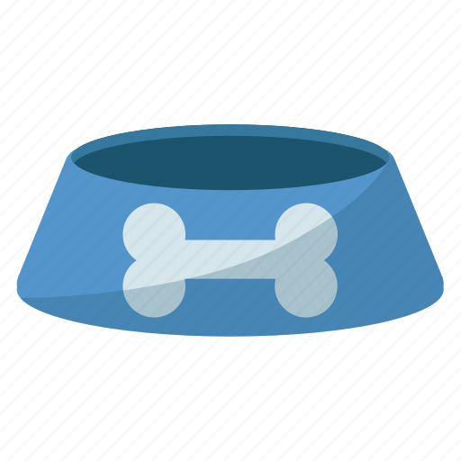 Animal, bowl, dog, dog bowl, feed, pet icon - Download on Iconfinder