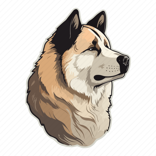 Dog, pet, puppy, animal, breed, akita inu, cute icon - Download on Iconfinder