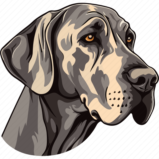 Dog, pet, puppy, animal, breed, canine, great dane dog icon - Download on Iconfinder