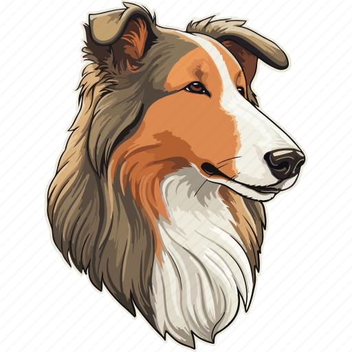 Dog, pet, puppy, animal, breed, canine, collie dog icon - Download on Iconfinder