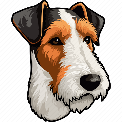 Fox terrier, dog, pet, puppy, animal, breed, canine icon - Download on Iconfinder