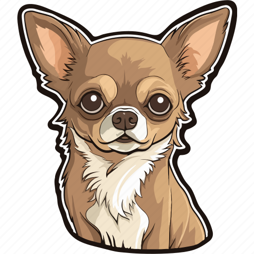 Dog, pet, puppy, animal, breed, canine, chihuahua icon - Download on Iconfinder