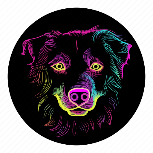 Dog, puppy, disco, party, nightclub, funky, colourful icon - Download on Iconfinder