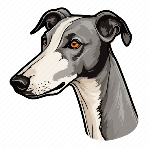 Greyhound, pet, animal, breed, dog, canine, puppy icon - Download on Iconfinder