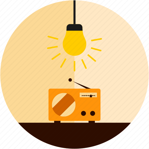 Ceiling, good, hang, lamp, light, radio icon - Download on Iconfinder