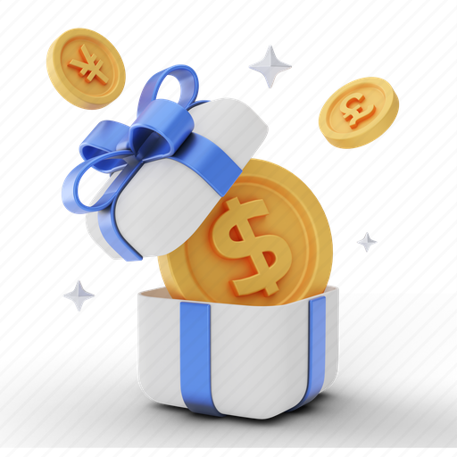 Finance, coin, payment, currency, marketing, business, banking 3D illustration - Download on Iconfinder