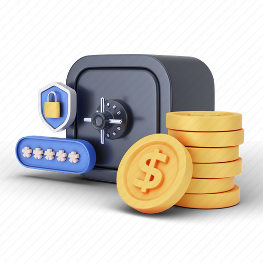 Finance, coin, payment, currency, marketing, business, banking 3D illustration - Download on Iconfinder