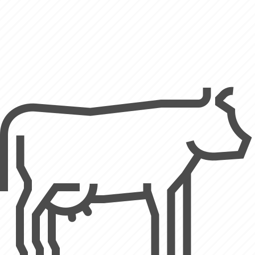 Cow, domestic, animal icon - Download on Iconfinder