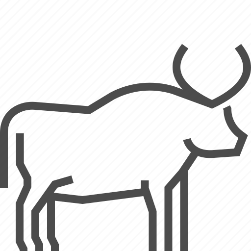 Ox, domestic, animal icon - Download on Iconfinder