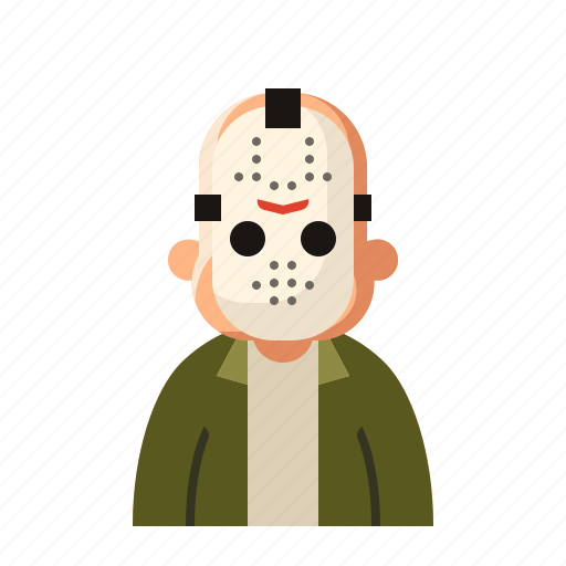 Jason, friday, horror, cosplay, face, fatman, character icon - Download on Iconfinder
