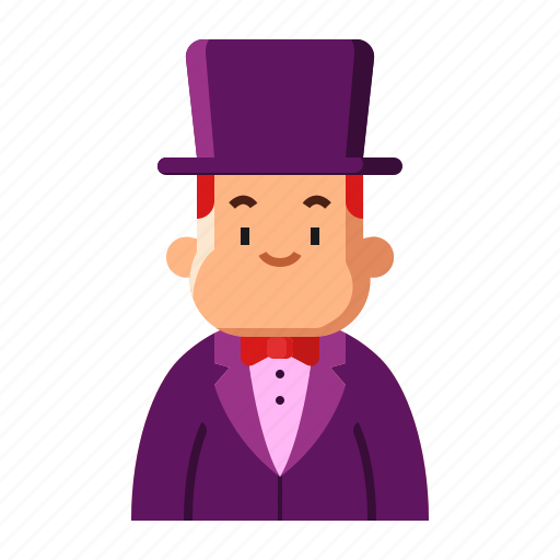 Avatar, magician, natty, face, fatman, character icon - Download on Iconfinder